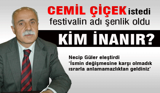 Necip Güler'den eleştiriler