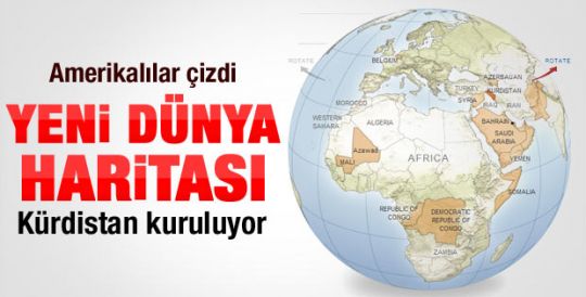 NYT'nin yeni dünya haritasında Kürdistan da var