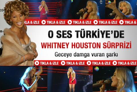 O Ses Türkiye'de Whitney Houston şarkısı - Video
