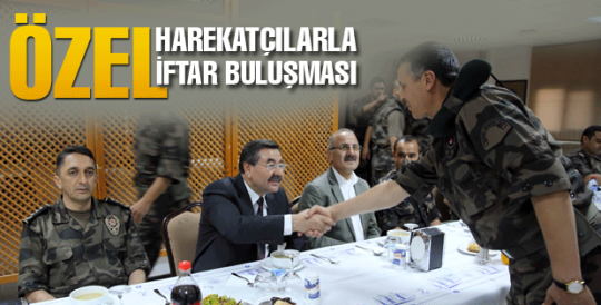 Odabaşı, özel harekatçı  polislerle iftarda buluştu