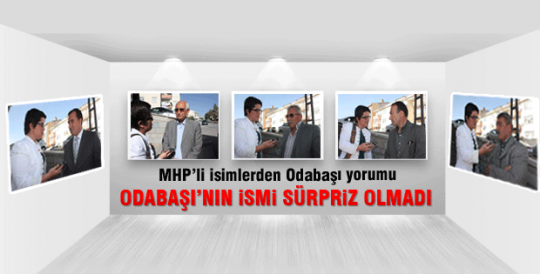 Odabaşı'nın ismi sürpriz olmadı