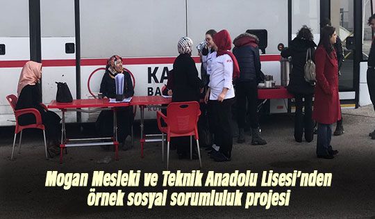 Öğrencilerden örnek kan bağışı kampanyası