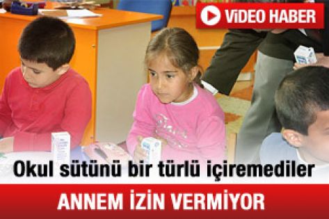 Öğrenciye okul sütünü içiremediler