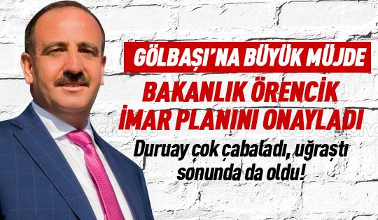 Örencik İmar Planında mutlu son