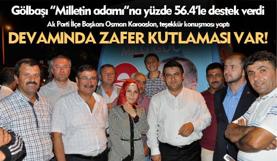 Osman Karaaslan'dan zafer ilanı