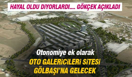 Oto Galerileri Gölbaşı'na geliyor