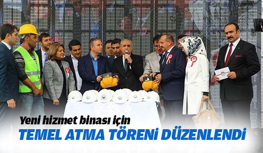 Park ve Bahçeler Müdürlüğü Hizmet Binası’nın Temeli Atıldı