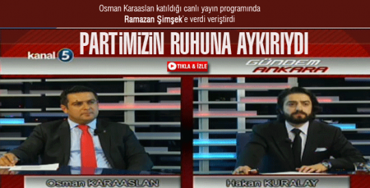 PARTİMİZİN RUHUNA AYKIRIYDI