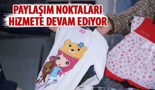 Paylaşım noktaları hizmette