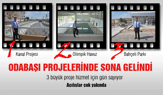 Projeler gün sayıyor