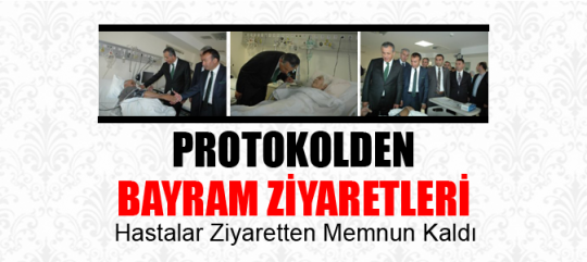 Protokolden Bayram Ziyaretleri