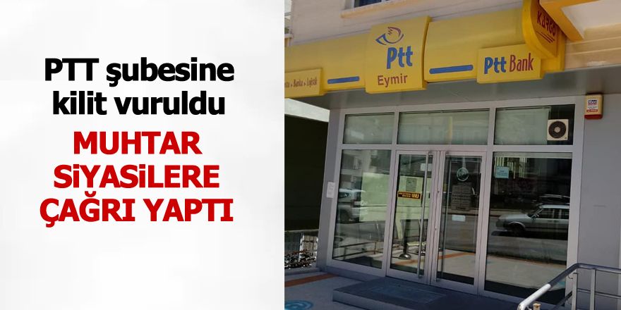 PTT Karşıyaka şubesini kapattı