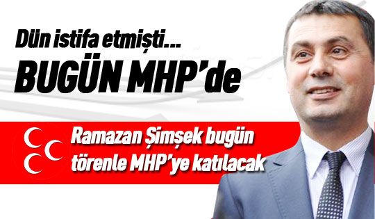 Ramazan Şimşek Mhp ye katıldı.