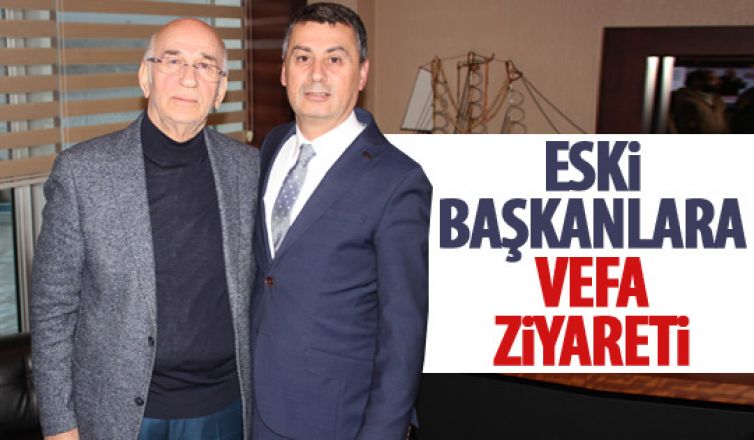 Ramazan Şimşek'ten eski başkanlara ziyaret