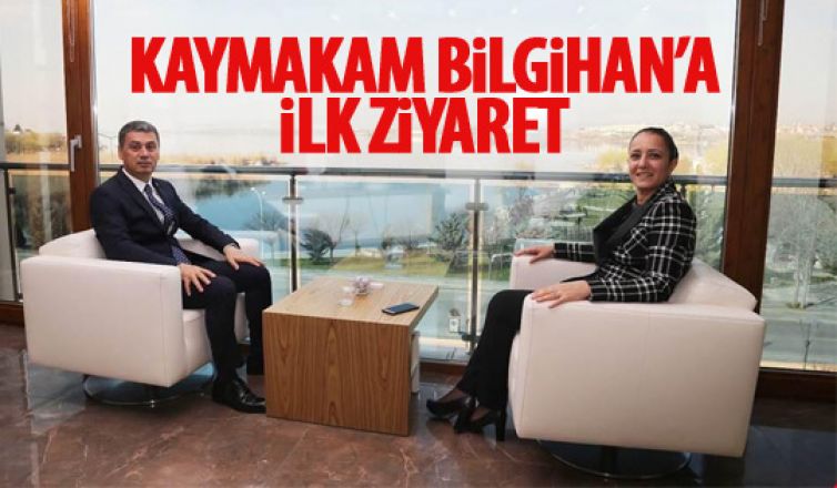 Ramazan Şimşek'ten Kaymakam Bilgihan'a ziayret