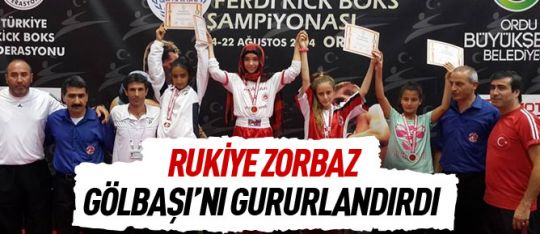 Rukiye Zorbaz, Türkiye ikincisi oldu