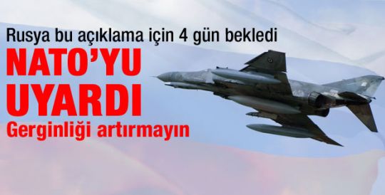 Rusya'dan NATO'ya Türk jeti uyarısı