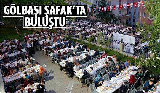 Şafak Mahallesi'nde iftar yapıldı