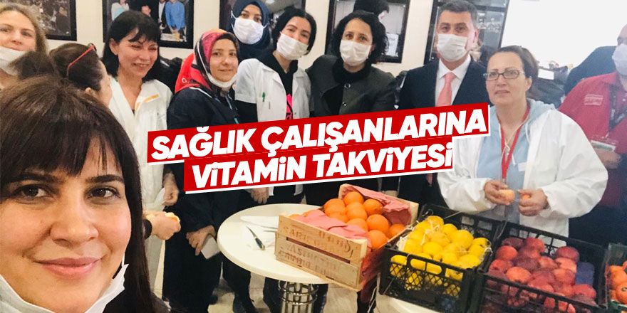 Sağlık çalışanlarına vitamin takviyesi