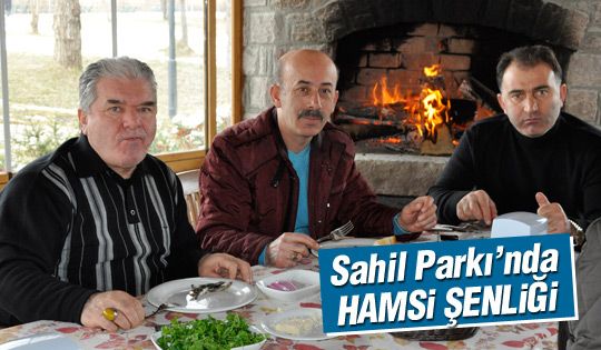 Sahil Parkı'nda hamsi şenliği