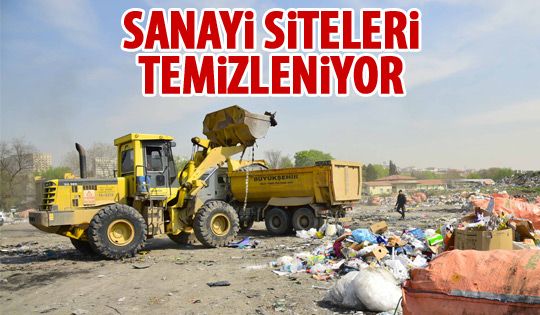 Sanayi sitelerinde metruk binalar temizleniyor