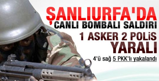 Şanlıurfa'da çatışma: 2 polis 1 asker yaralı