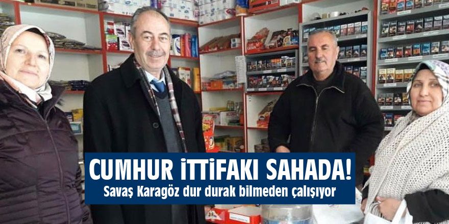 Savaş Karagöz dur durak bilmeden çalışıyor