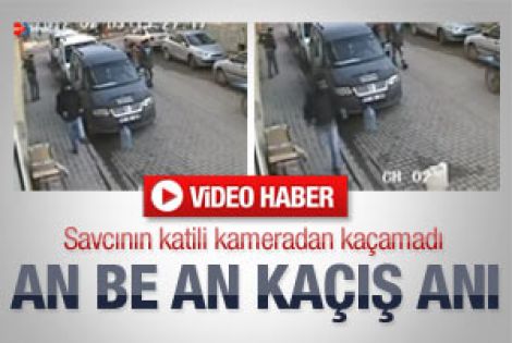 Savcıyı vuran saldırgan böyle kaçtı - Video