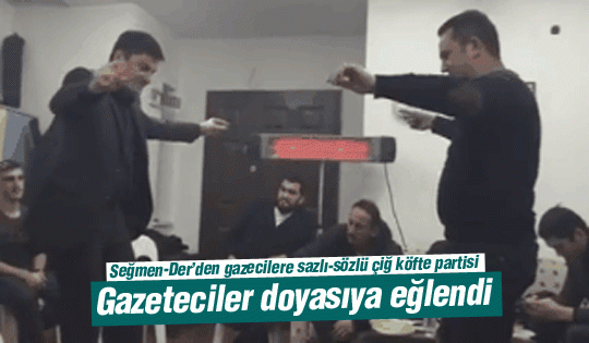 Seğmen-Der'den gazetecilere sazlı-sözlü eğlence