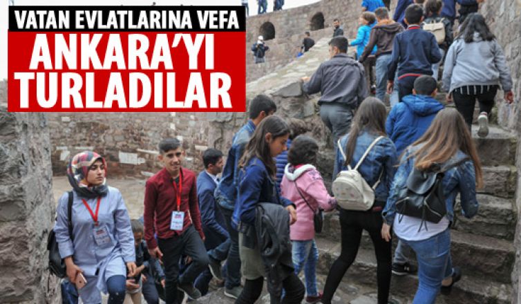 Şehit ve gazi çocuklarına Ankara turu