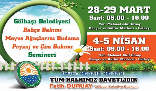 Seminere Davetlisiniz