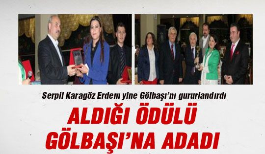 Serpil Karagöz Erdem yine Gölbaşı'nı gururlandırdı