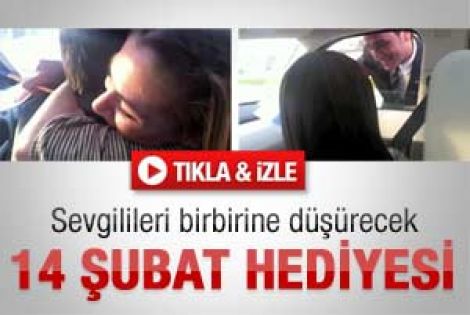 Sevgilileri birbirine düşürecek 14 Şubat hediyesi - Video
