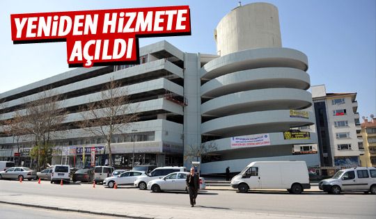 Sıhhiye otoparkı yeniden işletmeye açılıyor