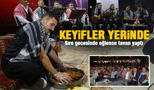 Sıra gecesinde eğlence tavan yaptı