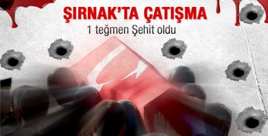 Şırnak'ta bir teğmen şehit oldu