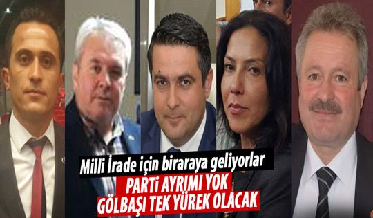 Siyasi Partiler Gölbaşı'nda tek yürek olacak