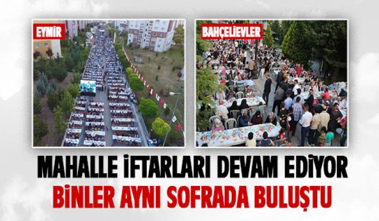 Sokak iftarları devam ediyor