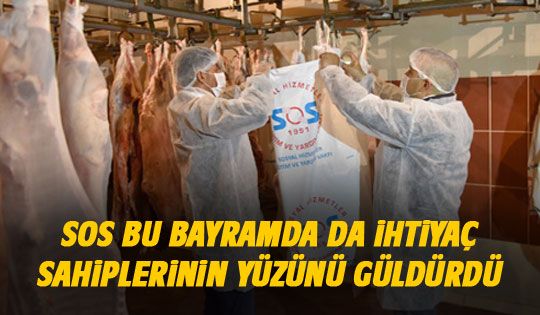 SOS'tan 8 bin aileye kurban payı