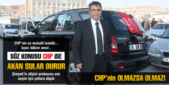 Söz konusu CHP ise akan sular durur