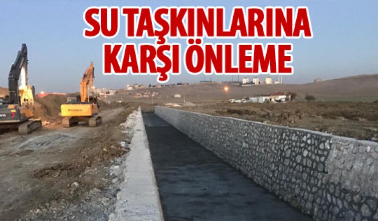 Su taşkınlarına yönelik önlem!