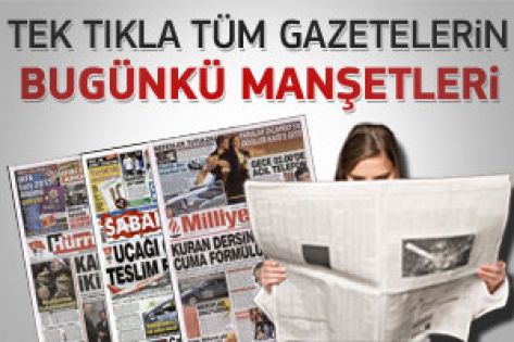 Suriye sınırındaki gerginlik gazete manşetlerinde 