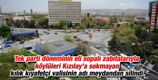 Tandoğan Meydanı'nın adı değişti