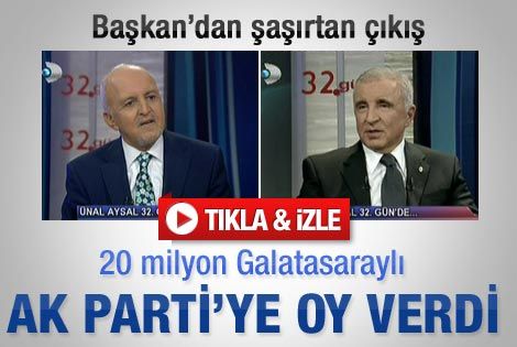 Taraftarımızın 20 milyonu Ak Parti'ye oy verdi – izle 