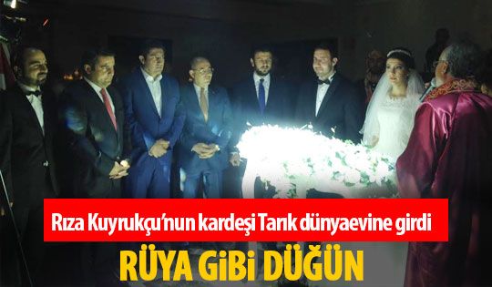 Tarık Kuyrukçu dünyaevine girdi