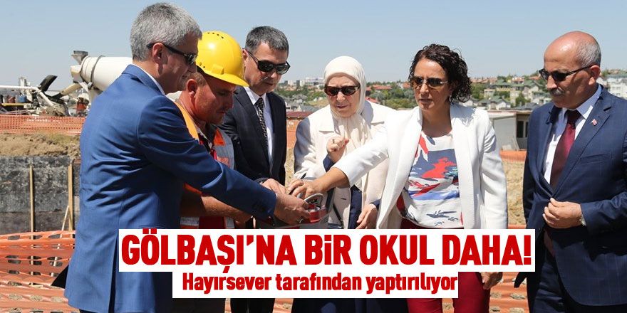 Taşpınar'da okul temeli atıldı