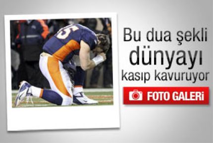 Tebow bir dua etti fenomen oldu 