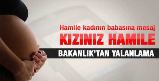 Tebrikler kızınız hamile haberine yalanlama