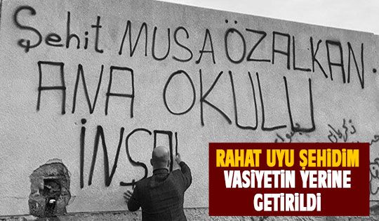 'Telafer Şehit Musa Özalkan Anaokulu' için ilk kazmayı Ülkü Ocakları Başkanı Kılavuz vurdu