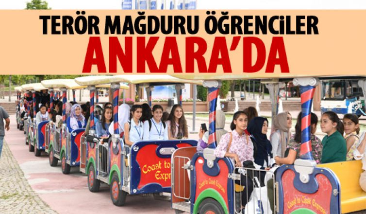 Terör mağduru öğrenciler Başkent'te